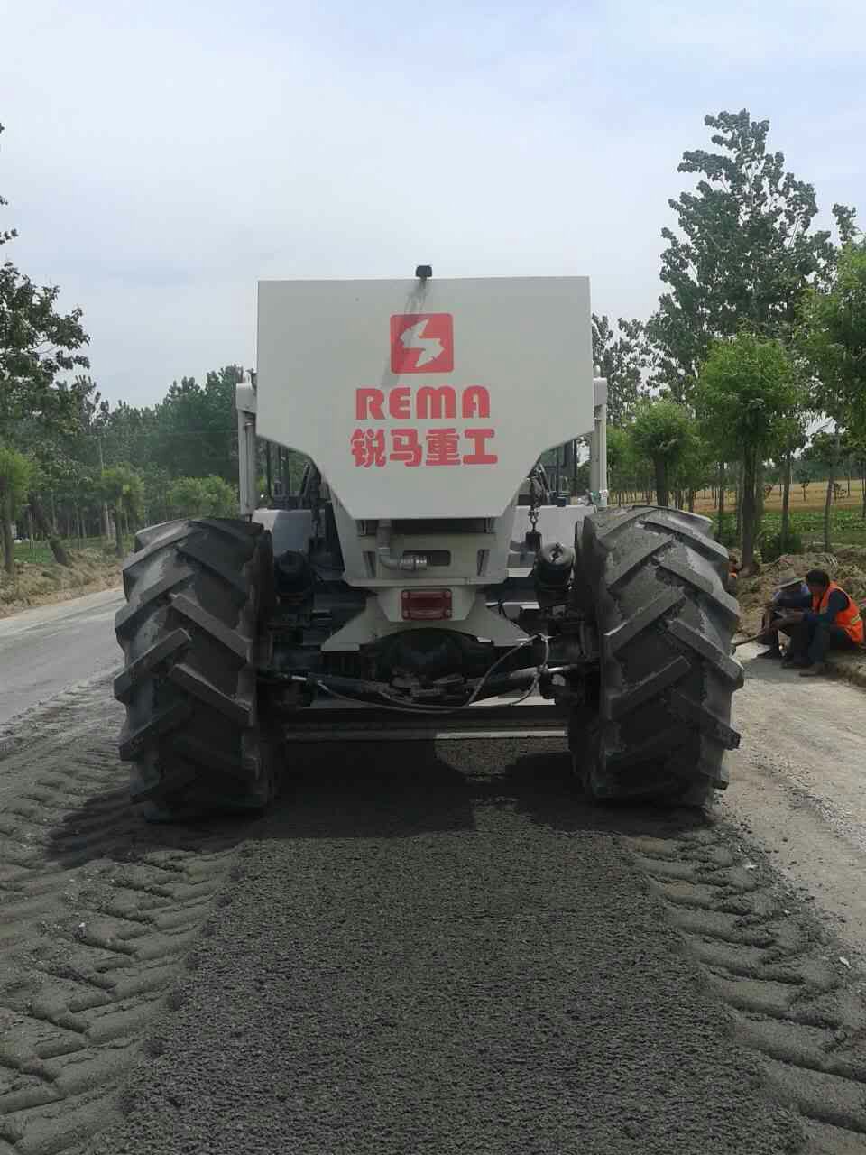 WR2300V，淮陽省道冷再生效果