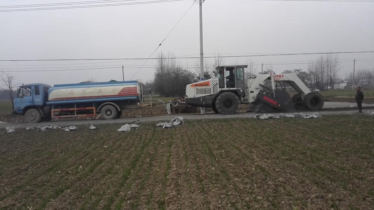 RZ500，界首灰土路基冷再生